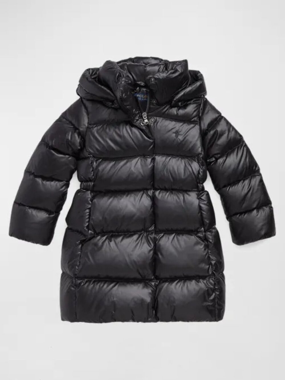 POLO RALPH LAUREN Little Girl's Momentum Water-resistant Down Coat In Polo Black - Picture 2 of 16